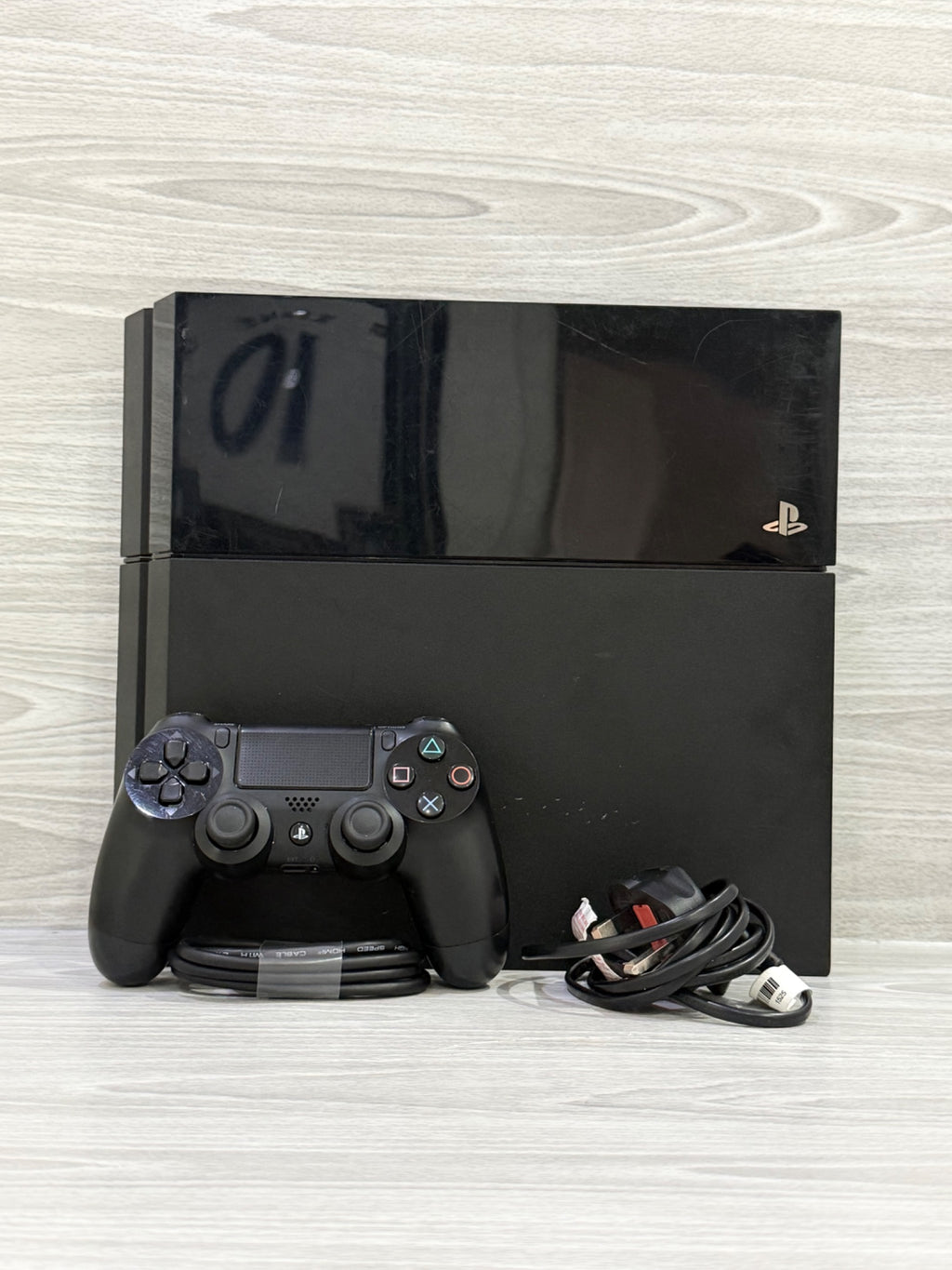 Sony PlayStation 4 Original 500GB Black Console Genuine Black Controller Tested