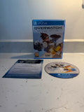 Overwatch Origins Edition PS4 game with original case and disc in very good condition.