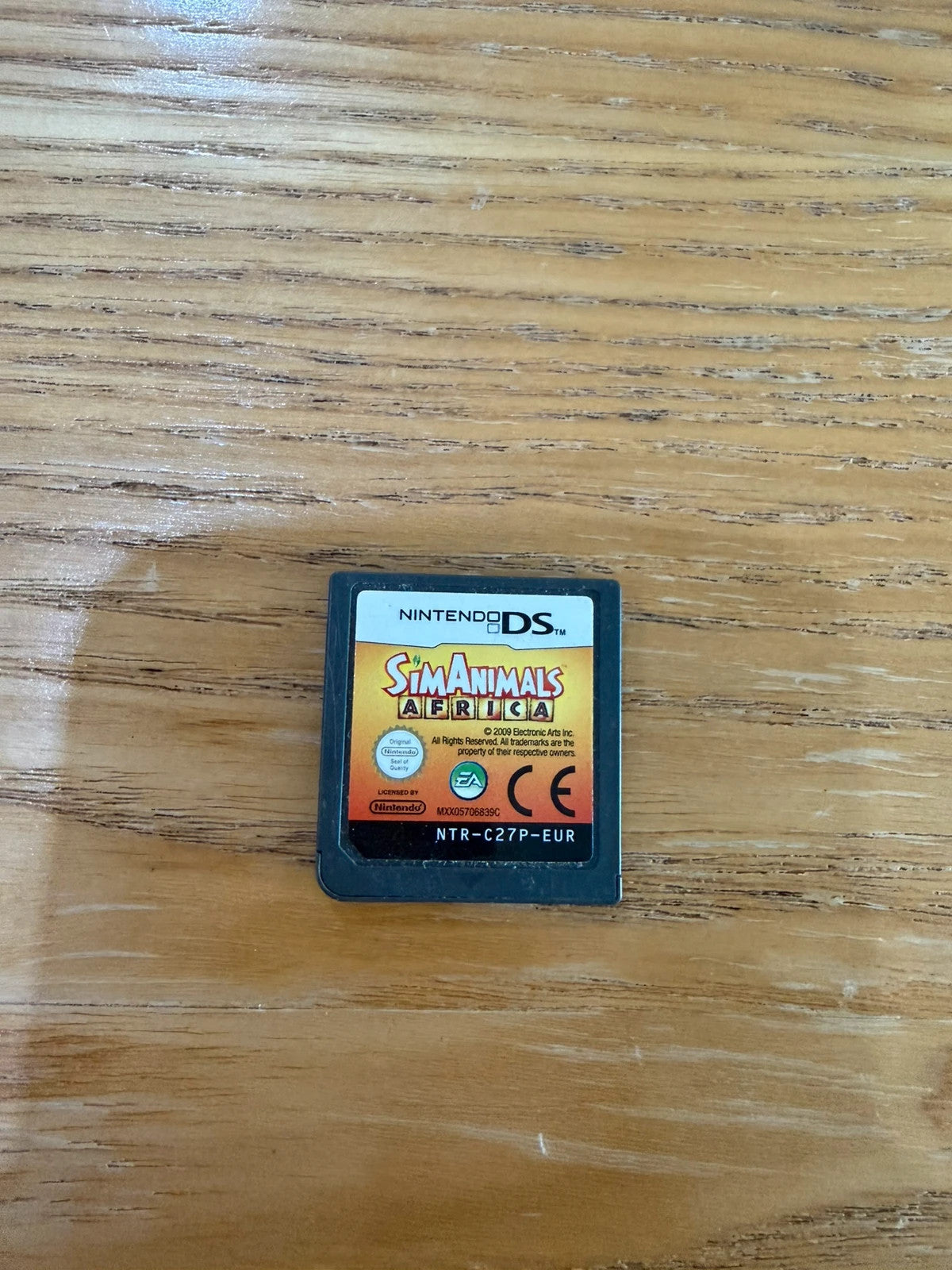 Wills SimAnimals Africa Nintendo DS game cartridge, good condition, light signs of use.