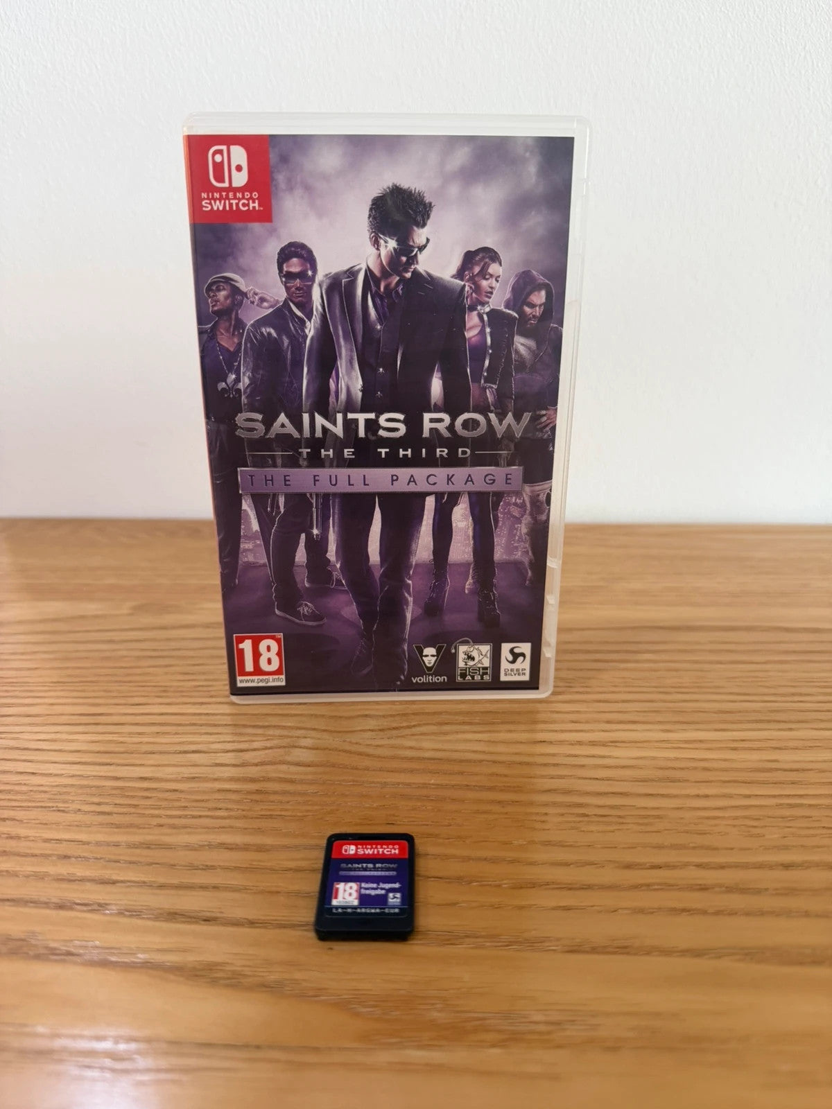 originals Saints Row The Third video game cartridge with original case and cover art.