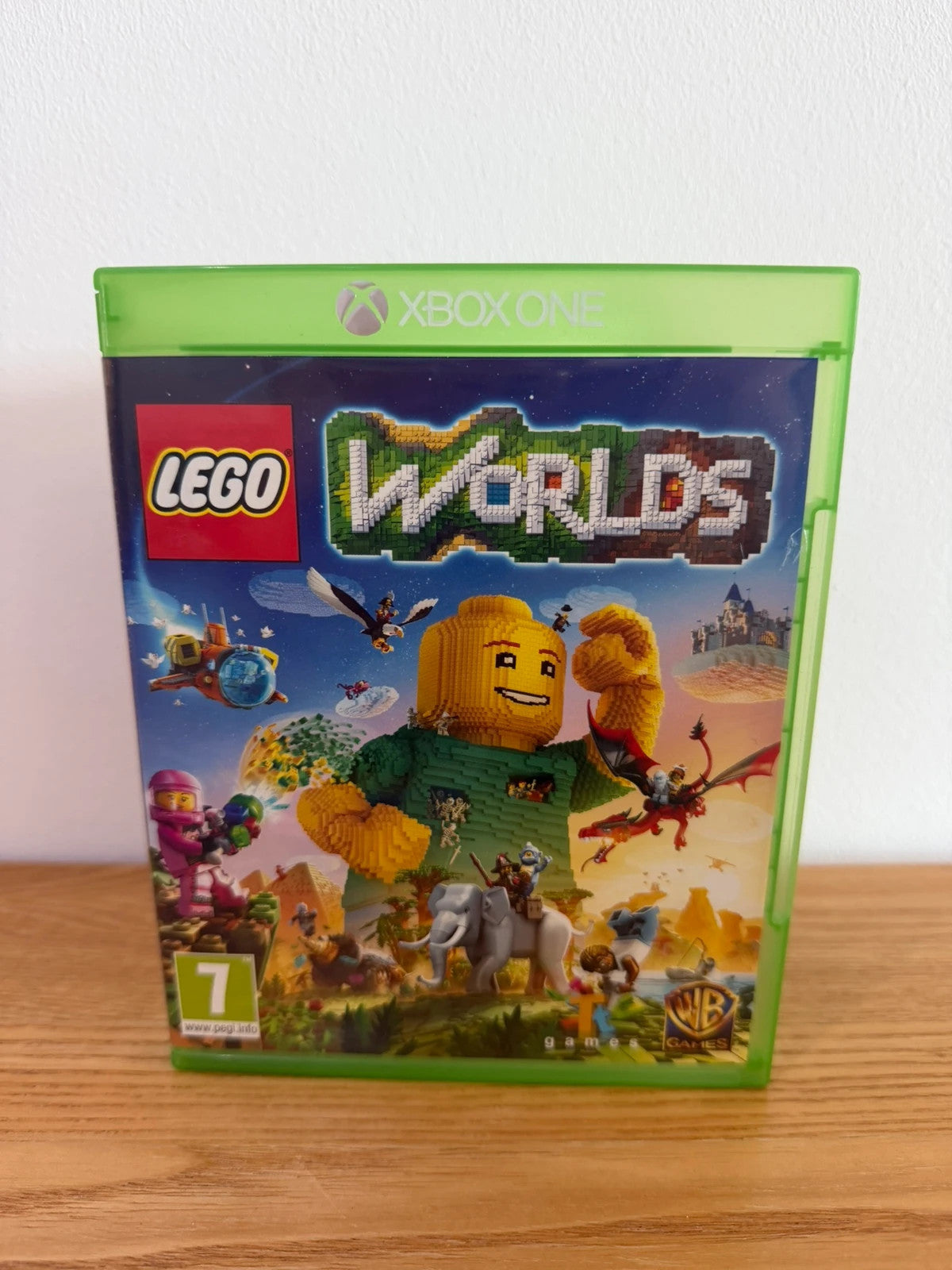 originals LEGO Worlds Xbox One game disc with original case and manual, very good condition