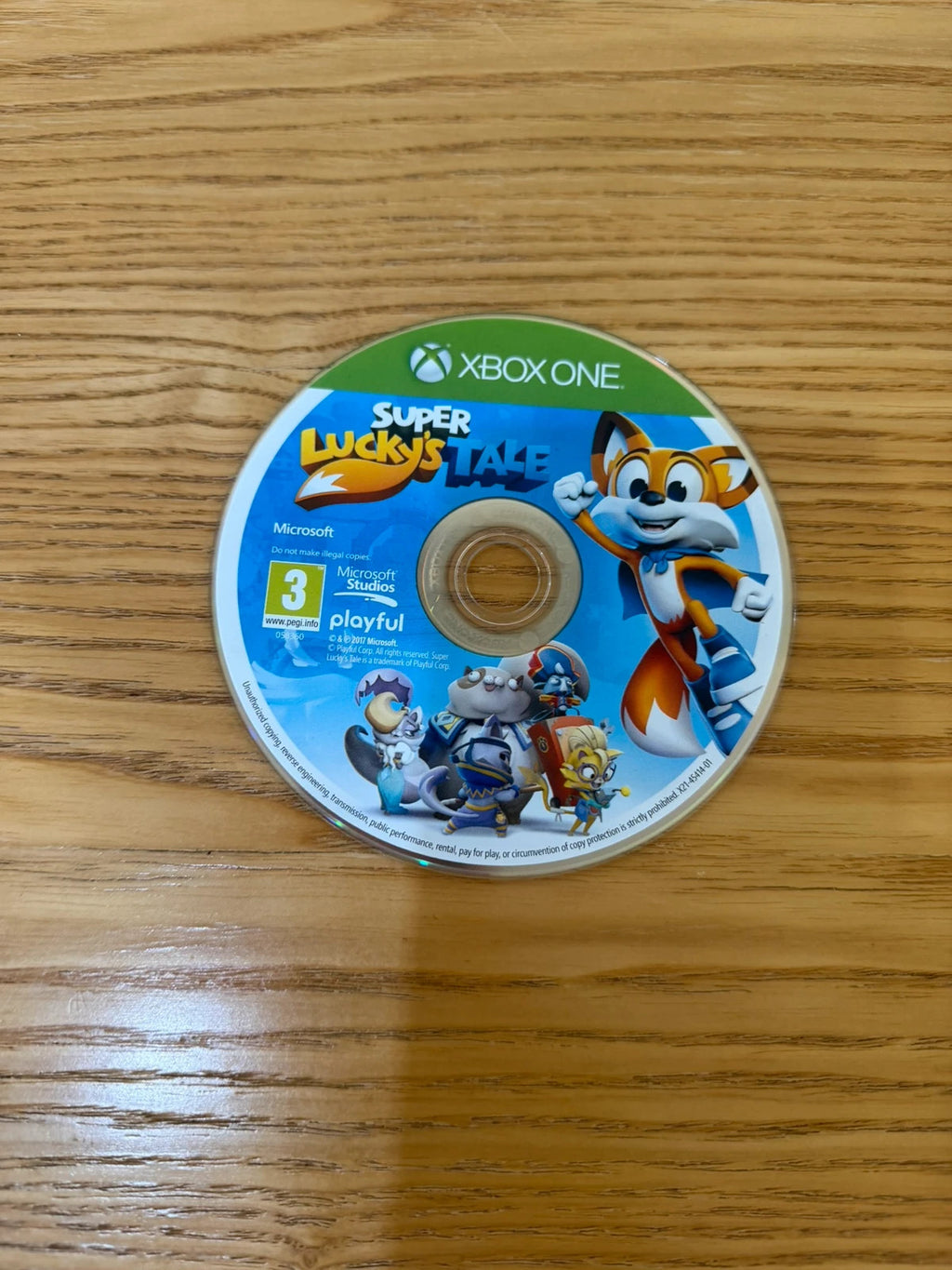 originals Super Lucky's Tale Xbox One game disc with original case and cover art