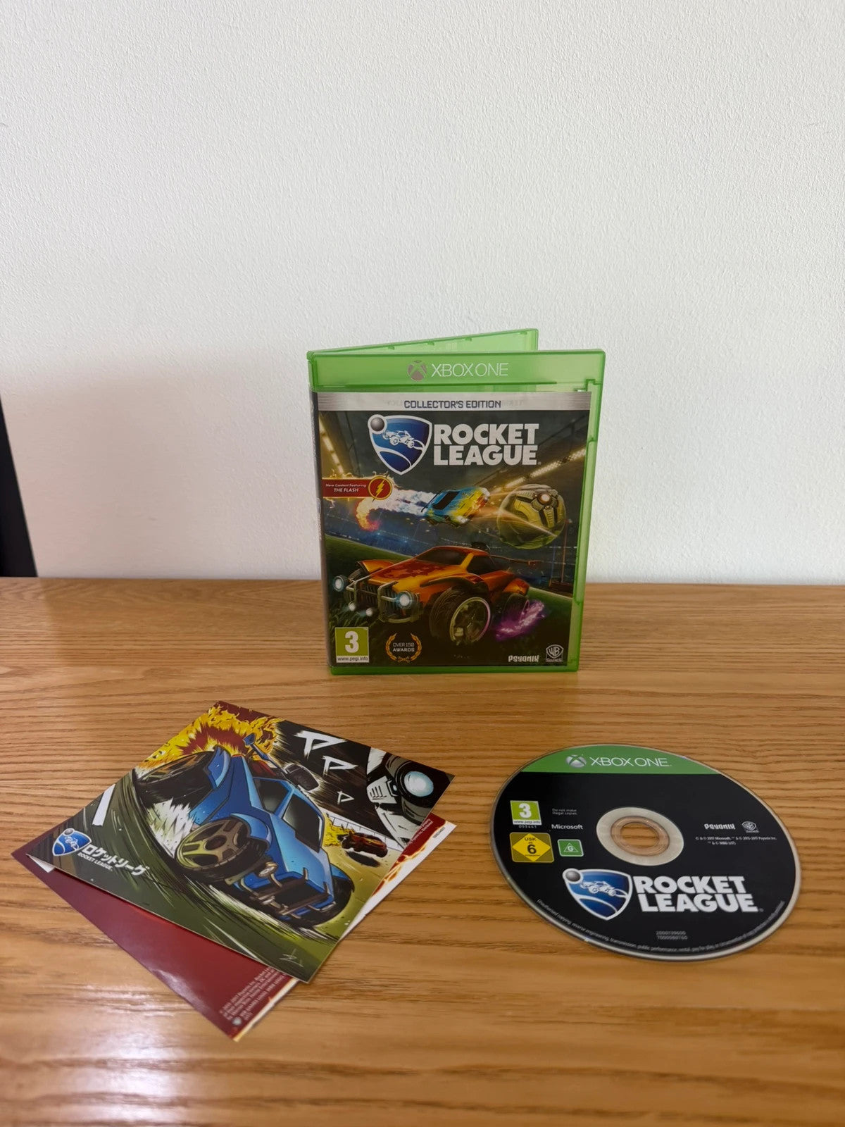 originals Rocket League Collector's Edition Xbox One game disc with original case and cover.