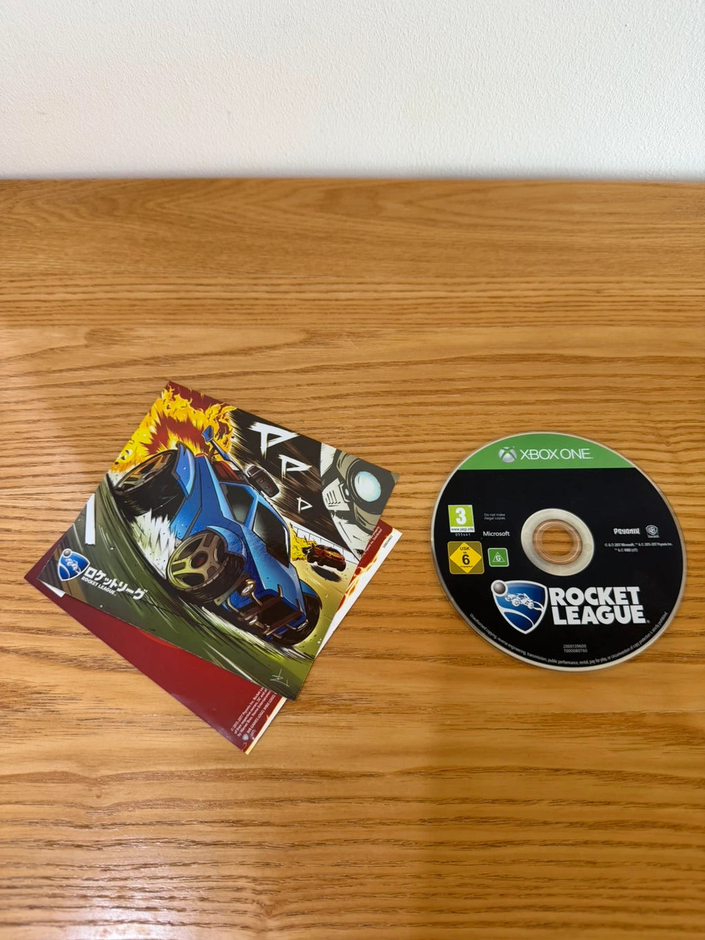 originals Rocket League Collector's Edition Xbox One game disc with original case and cover.