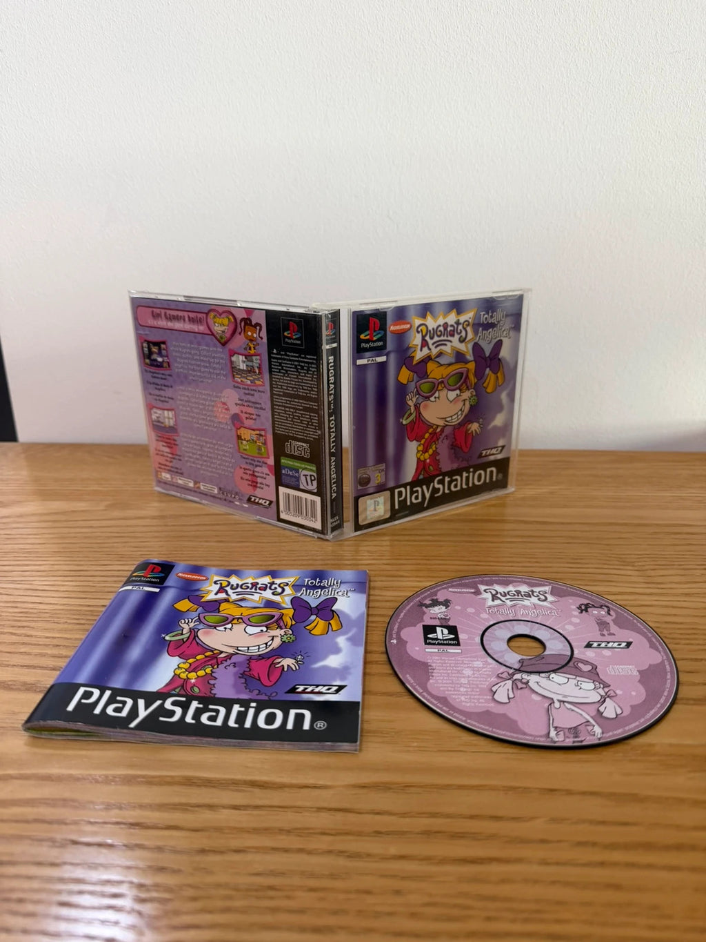 originals Rugrats Totally Angelica PS1 game complete with manual and original case.