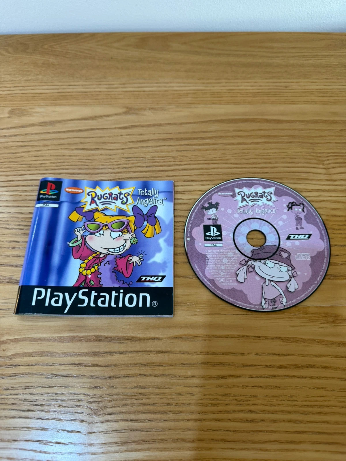 originals Rugrats Totally Angelica PS1 game complete with manual and original case.