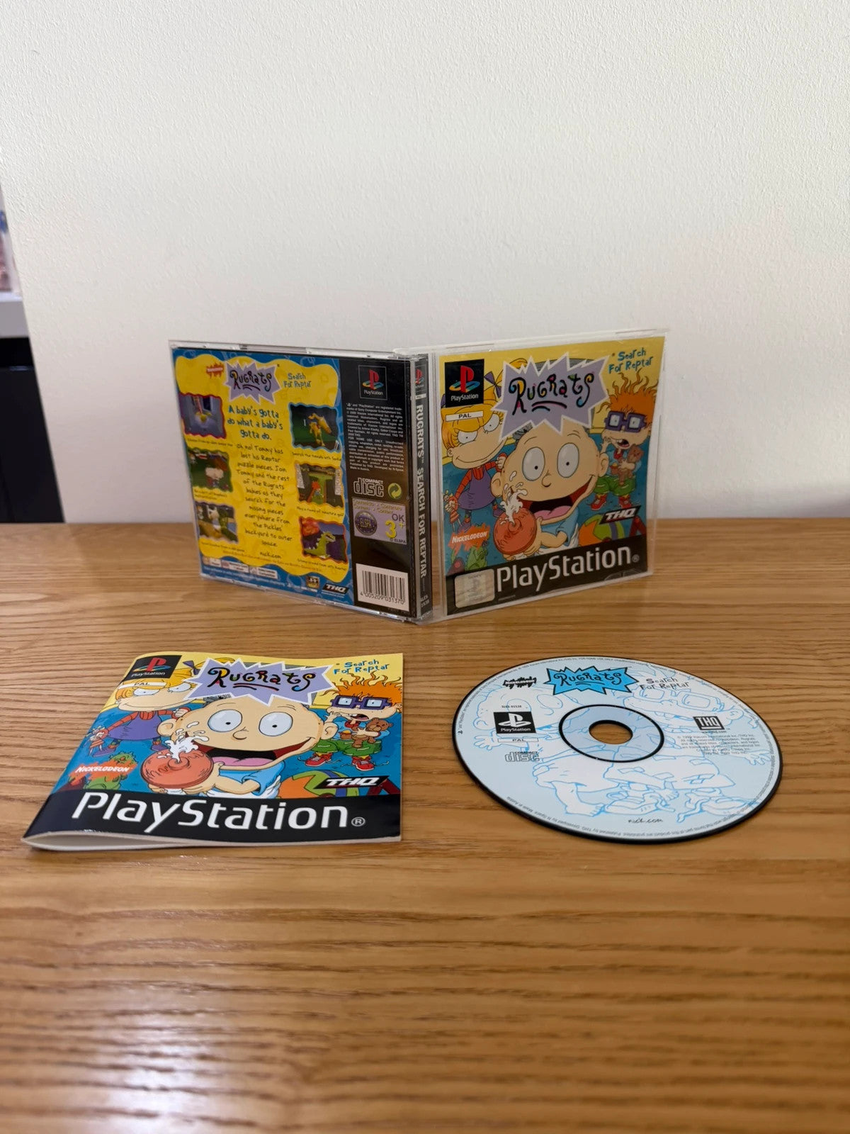 originals Rugrats Search for Reptar PlayStation 1 game complete with manual and original case.