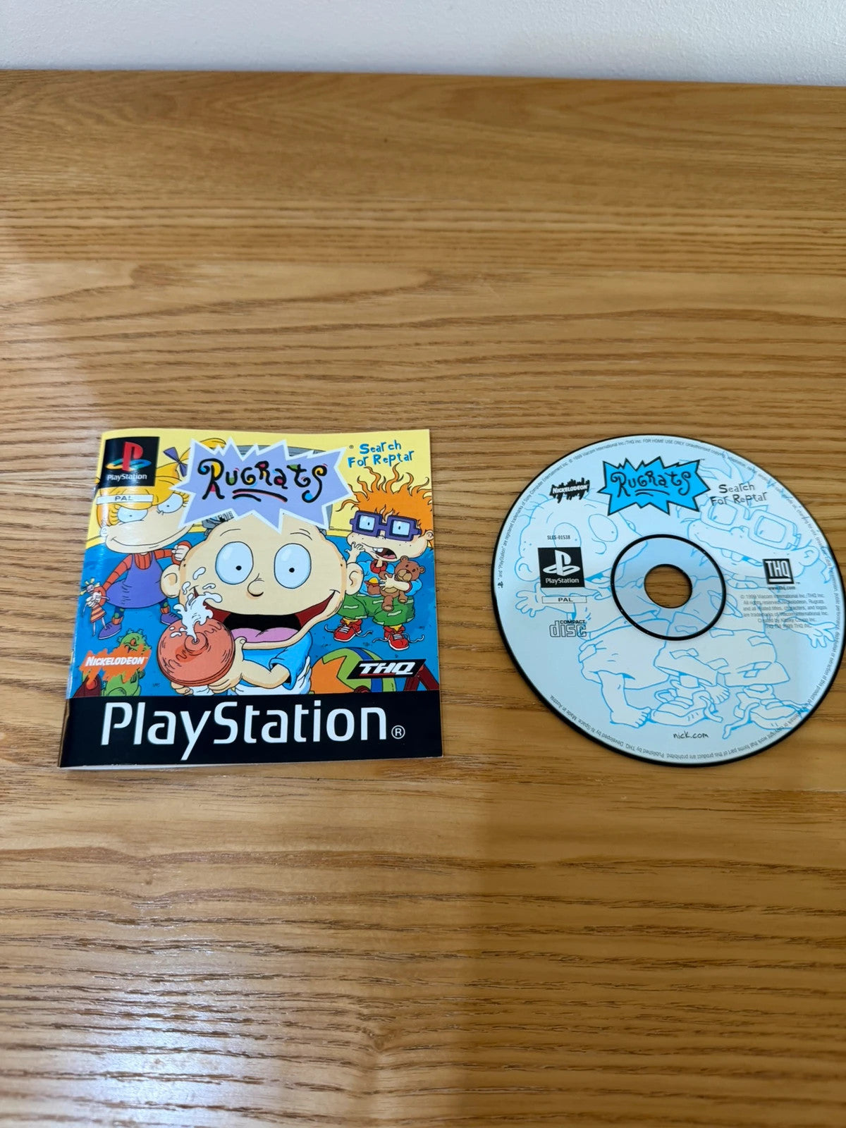 originals Rugrats Search for Reptar PlayStation 1 game complete with manual and original case.