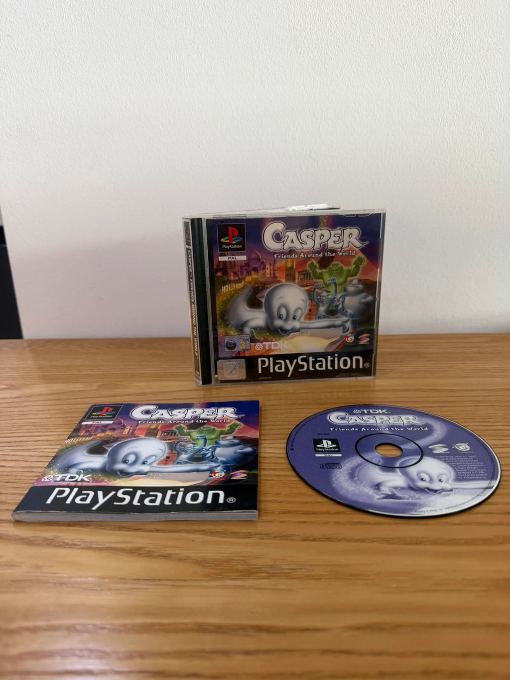 originals video game accessory Casper: Friends Around The World PS1 complete with manual