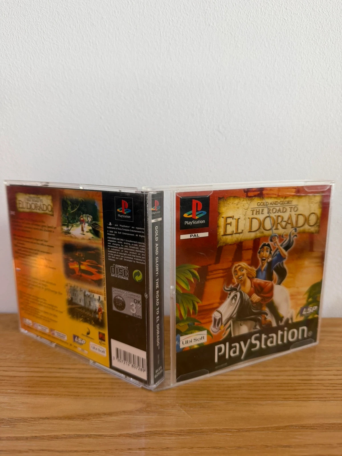 originals Gold and Glory PS1 game gold case with manual and disc included