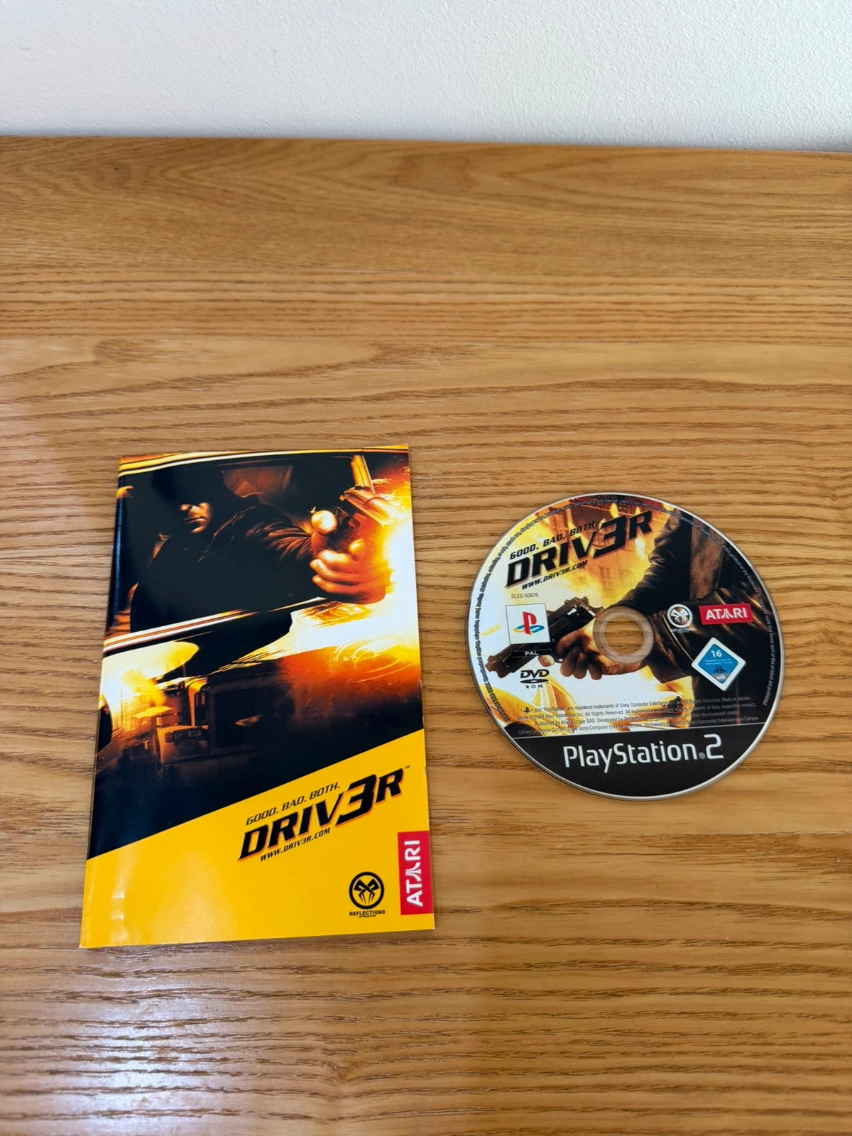 originals DRIV3R PlayStation 2 game disc with original case and cover art