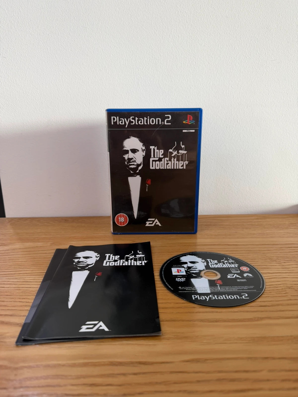 originals video game accessories The Godfather PS2 complete with manual and original case