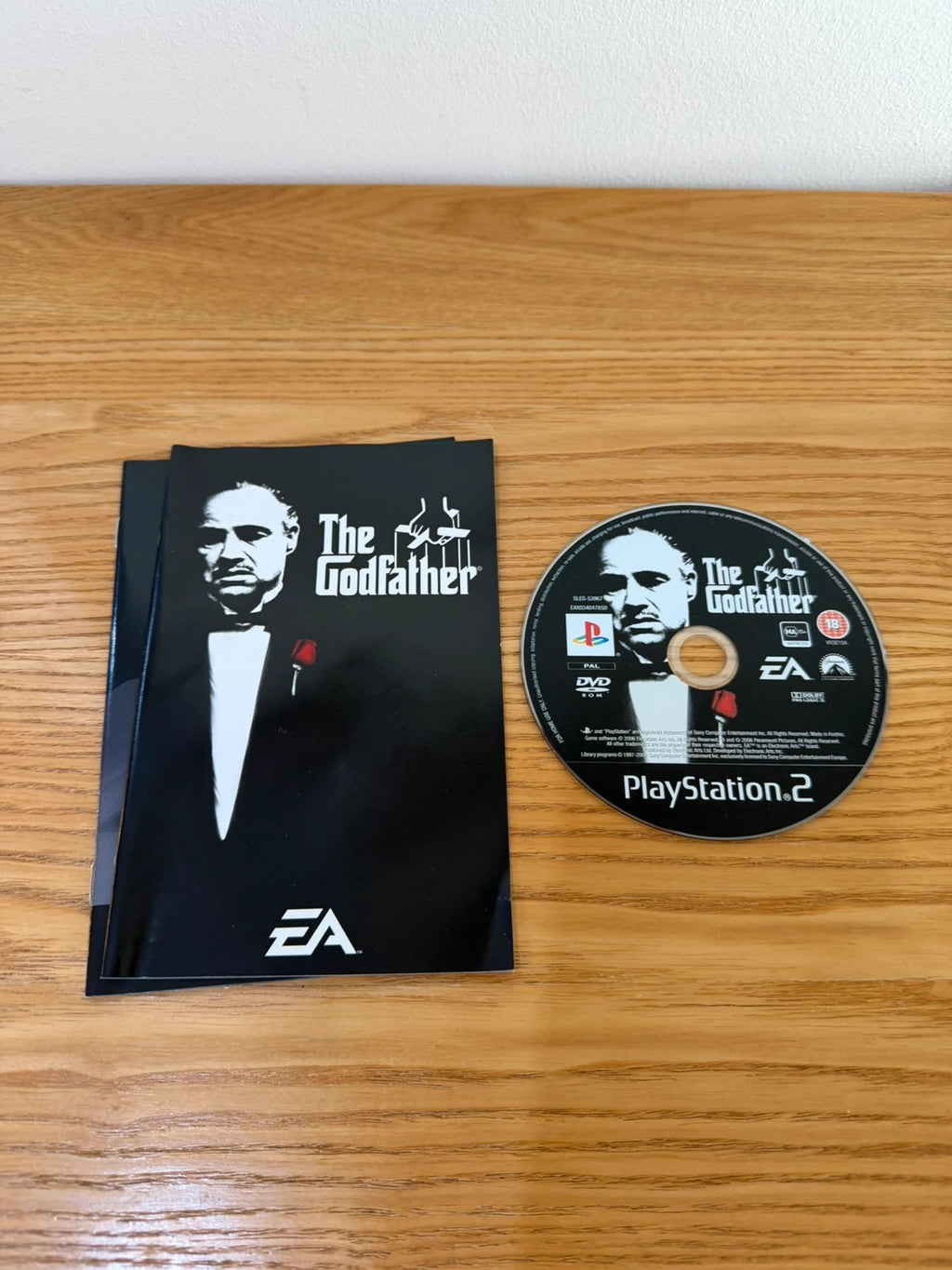 originals video game accessories The Godfather PS2 complete with manual and original case