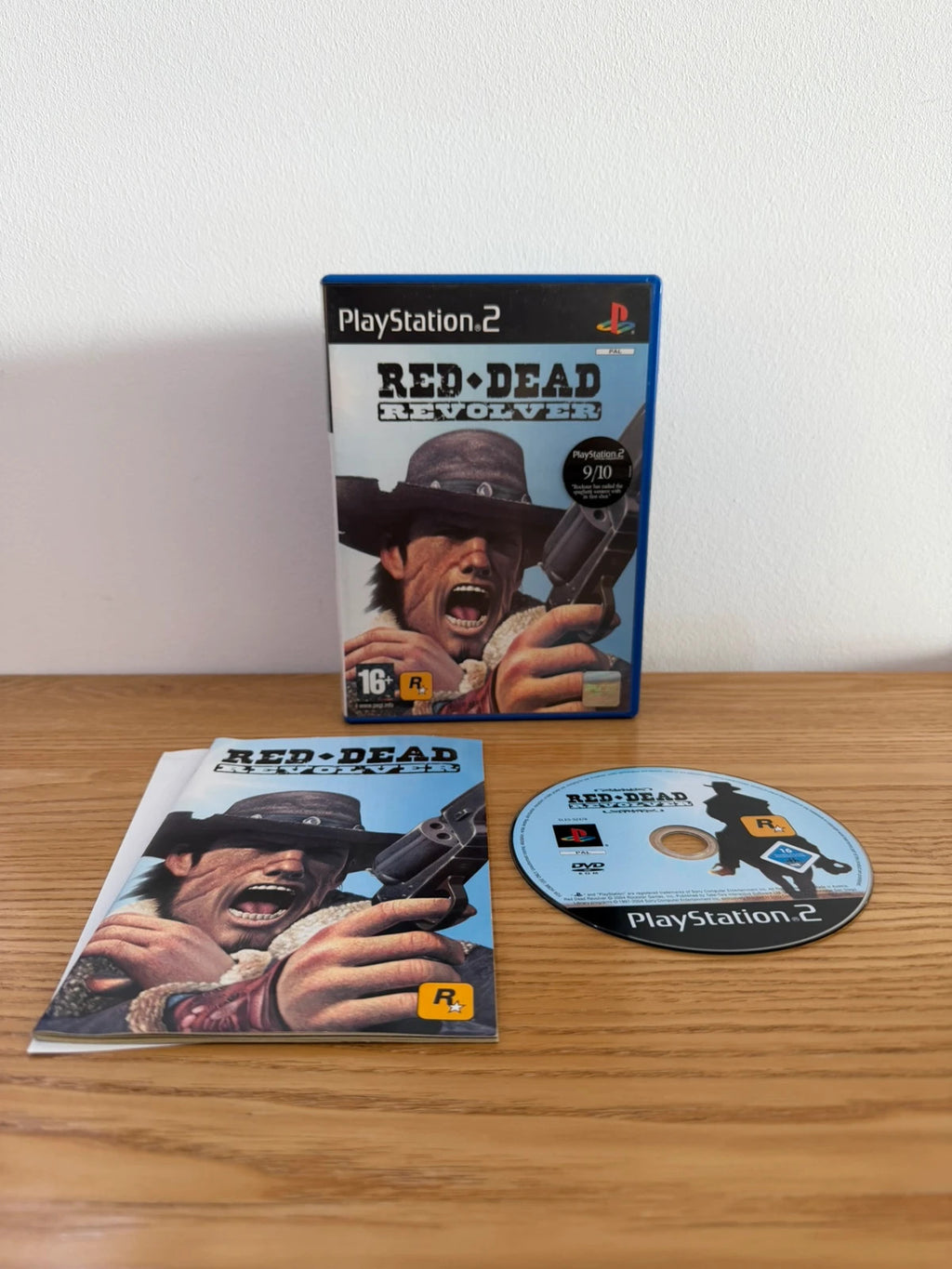 originals Red Dead Revolver PS2 game red case with cover art and manual included