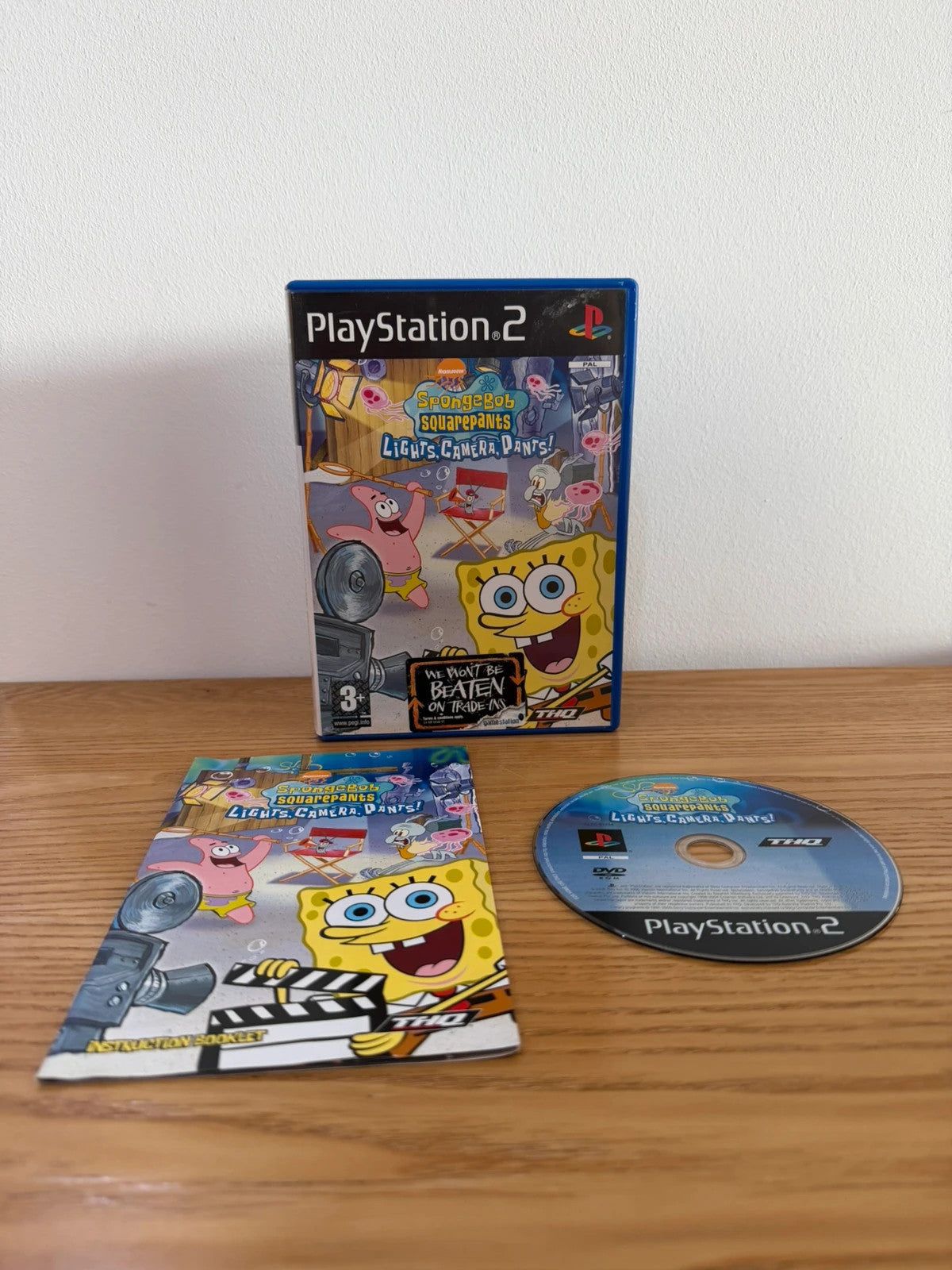originals video game accessory SpongeBob SquarePants cover art with vibrant colors and manual included
