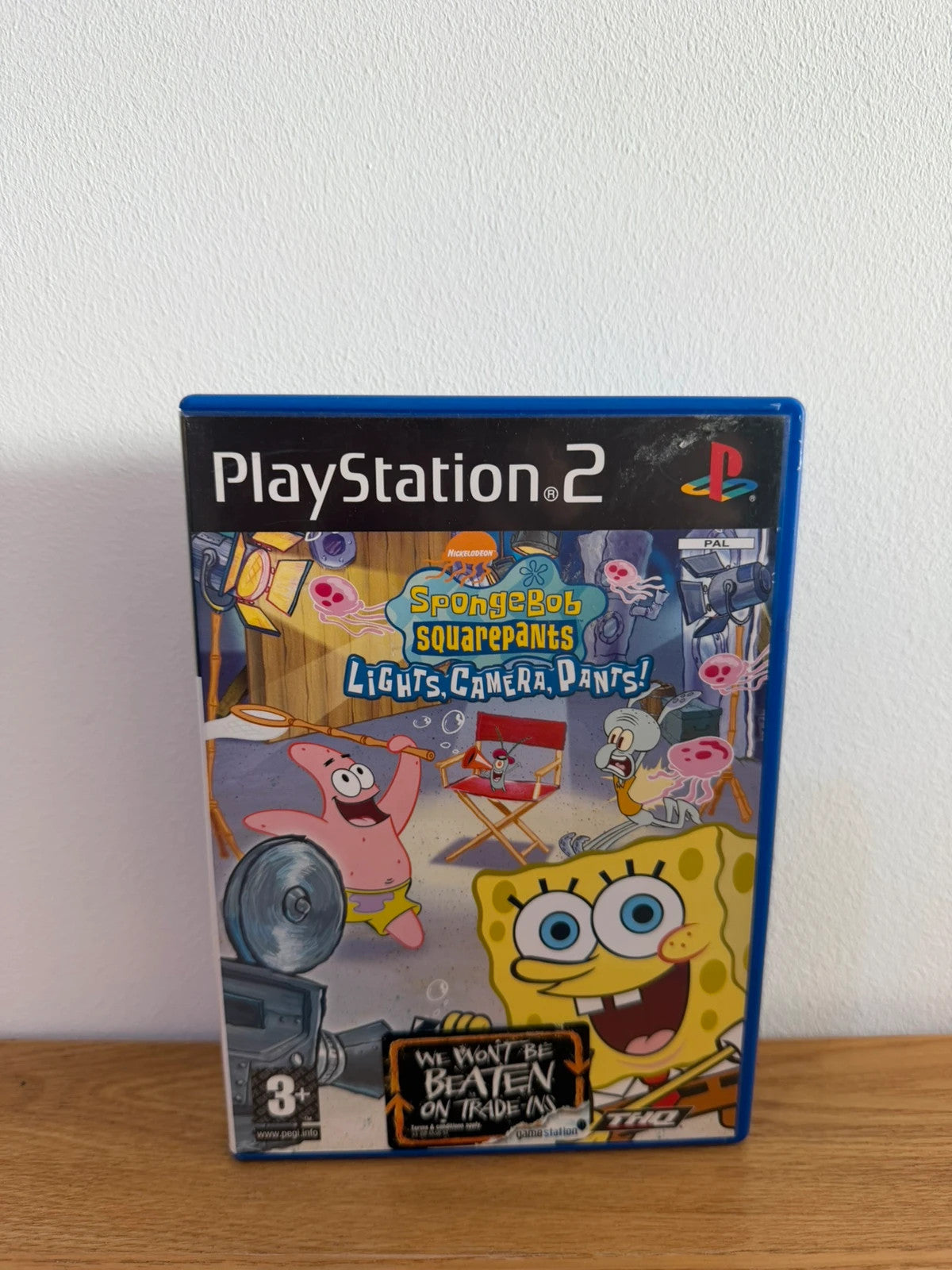 originals video game accessory SpongeBob SquarePants cover art with vibrant colors and manual included