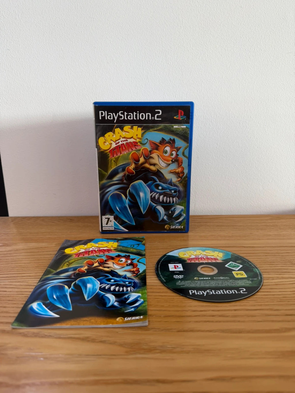 originals video game accessory Crash of the Titans PlayStation 2 complete with manual