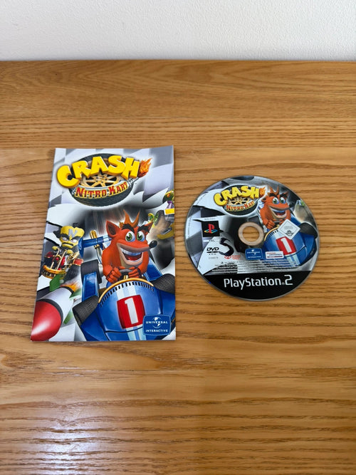 originals Crash Nitro Kart PS2 game complete with manual and original case