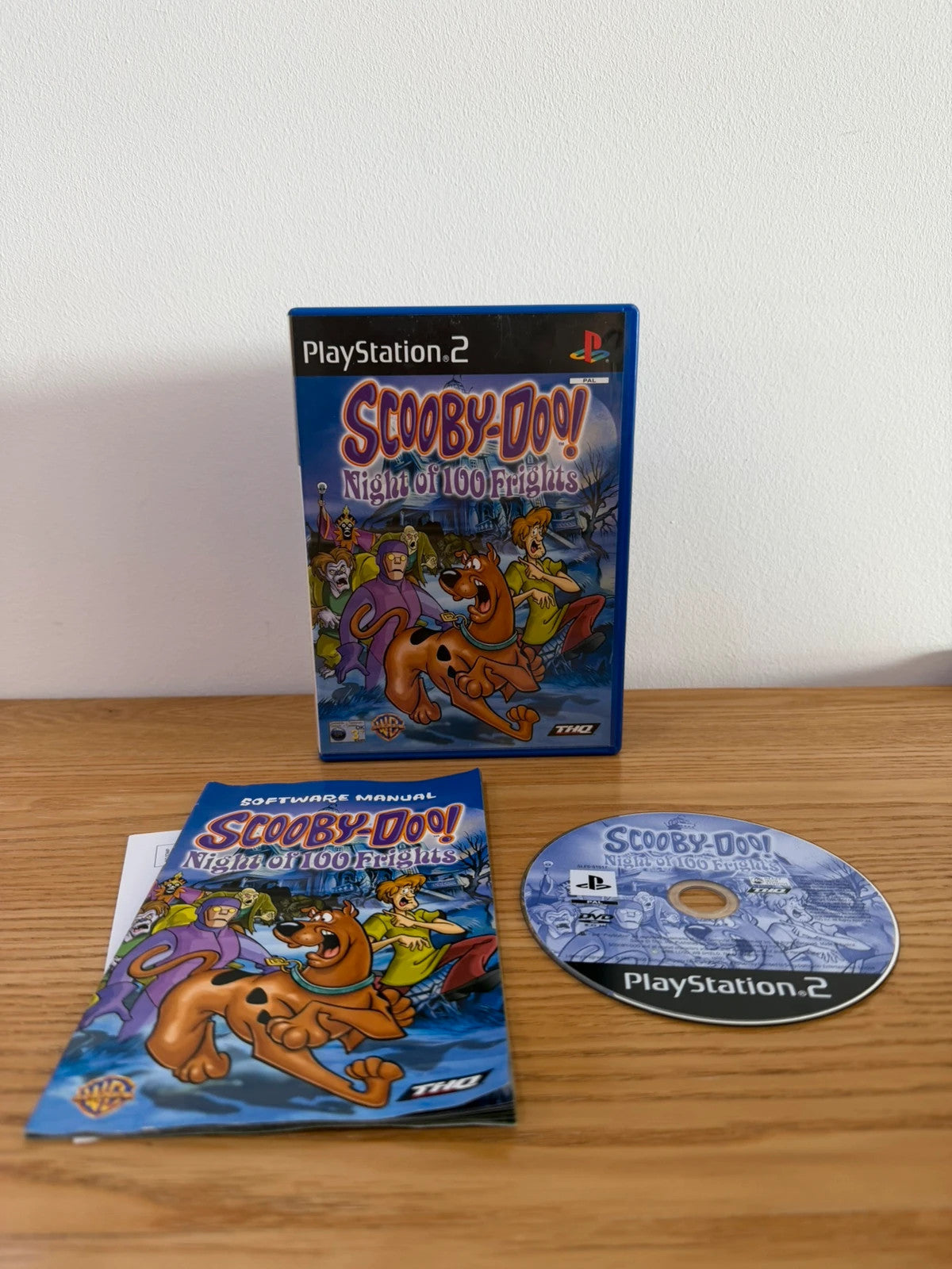 originals video game accessories Scooby-Doo Night of 100 Frights PS2 complete with manual