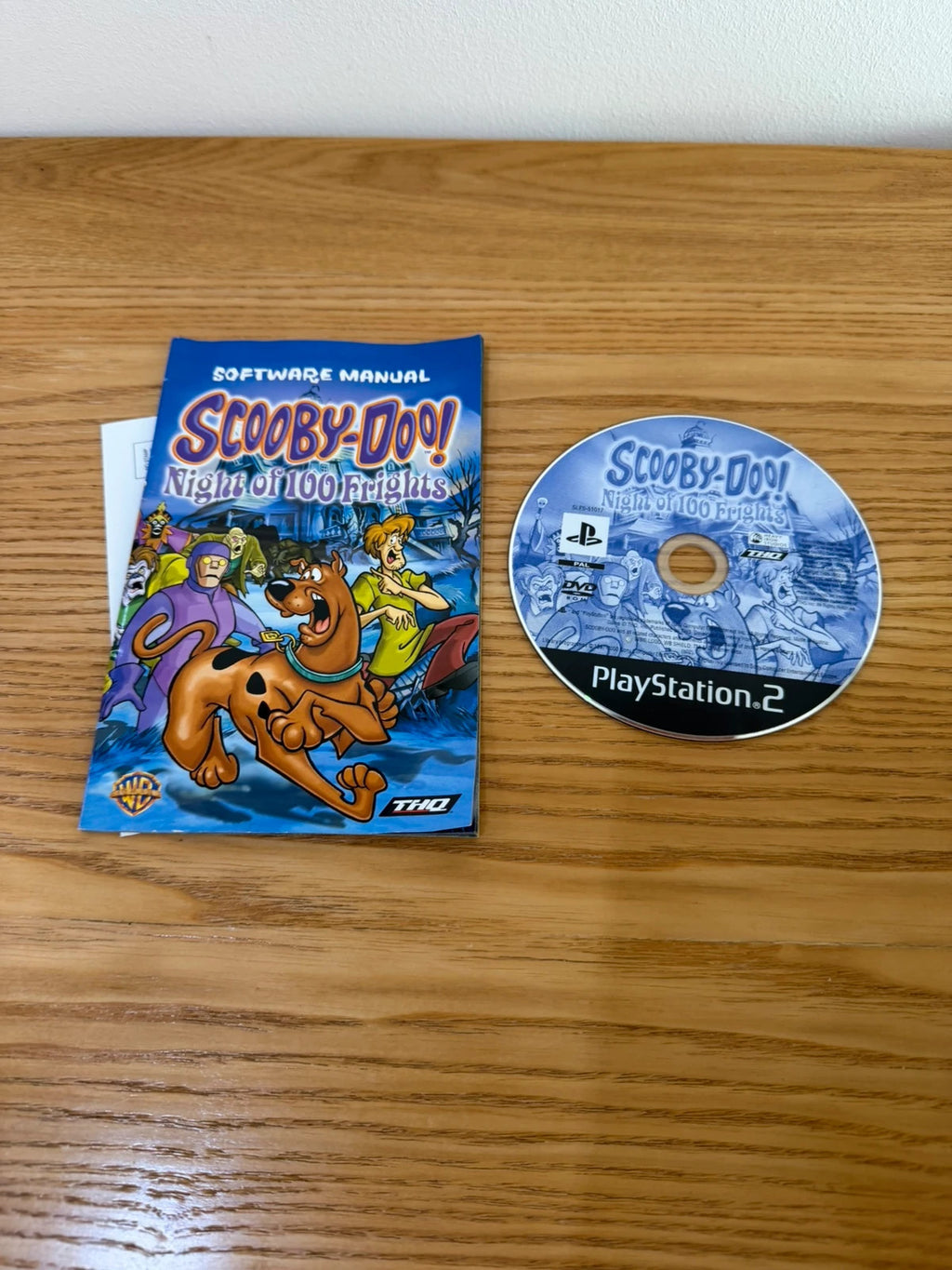 originals video game accessories Scooby-Doo Night of 100 Frights PS2 complete with manual