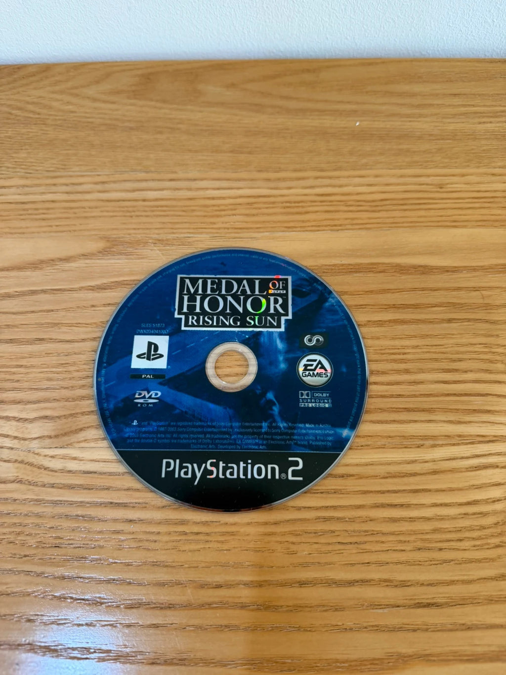 originals Medal of Honor Rising Sun PS2 game disc with original case and cover art