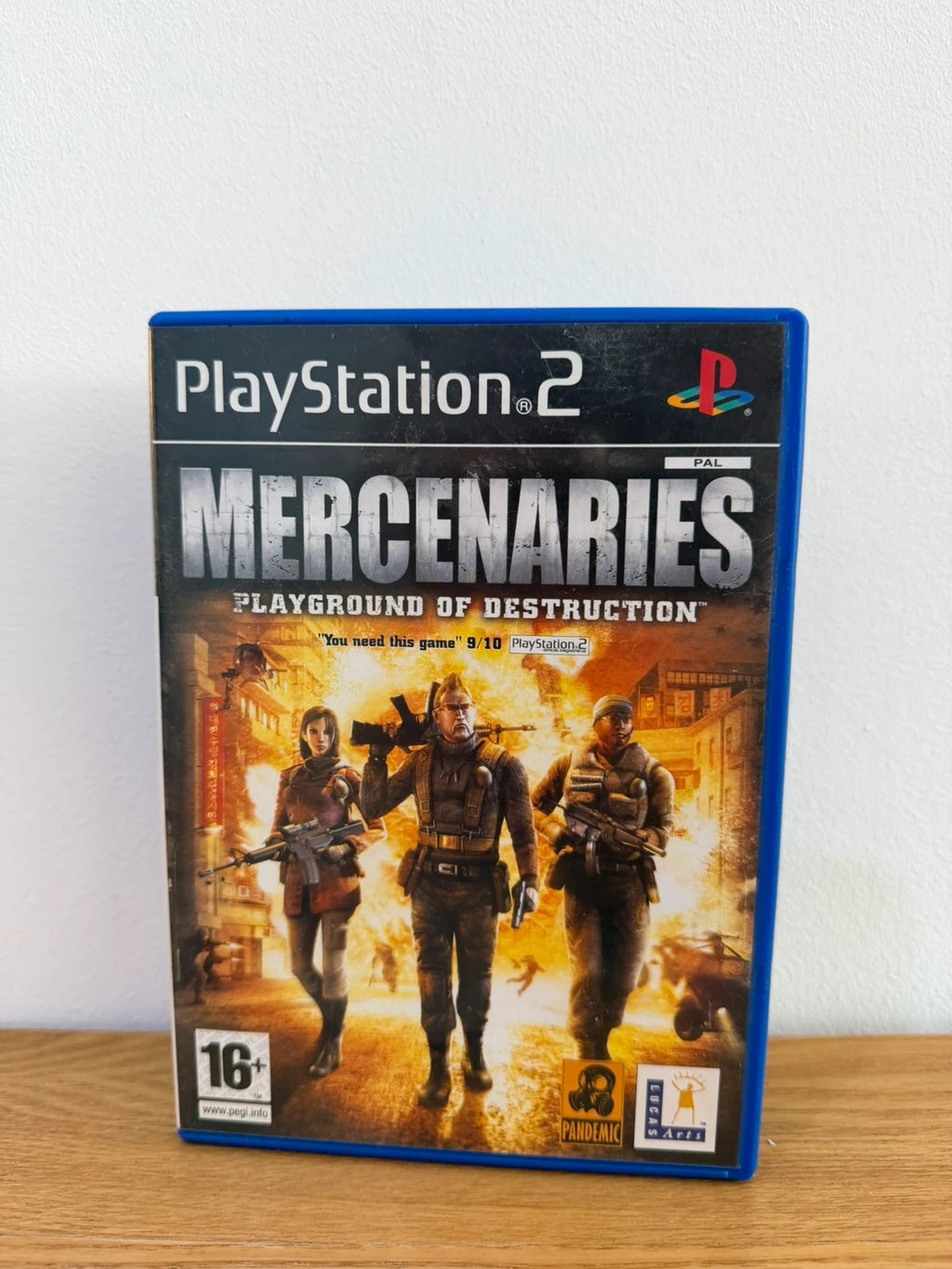 originals Mercenaries Playground of Destruction PS2 game complete with manual and case