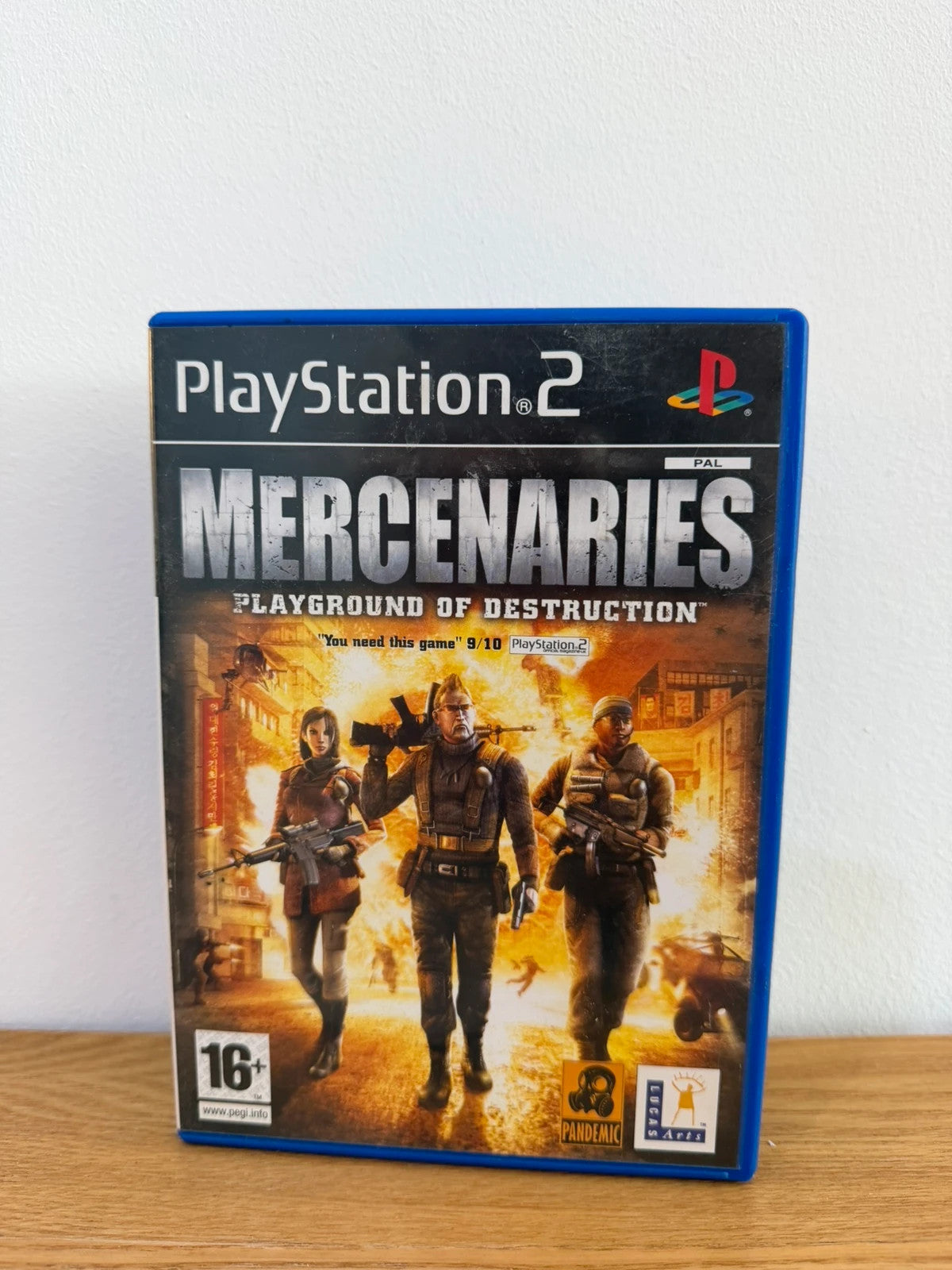 originals Mercenaries Playground of Destruction PS2 game complete with manual and case