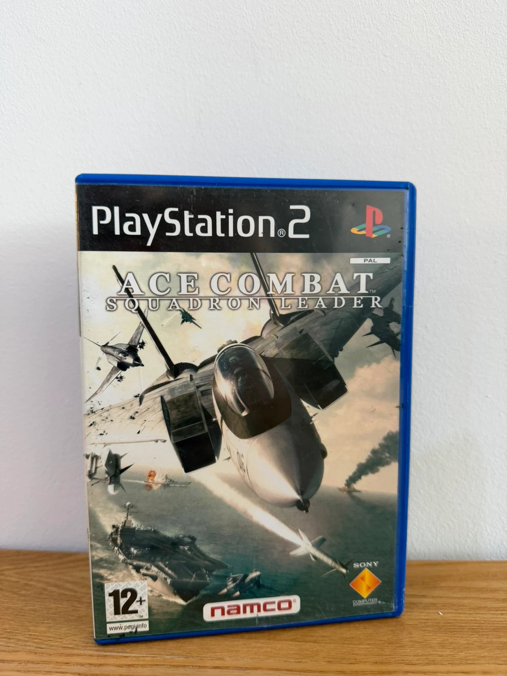 originals Ace Combat Squadron Leader PS2 game disc with original case and cover art