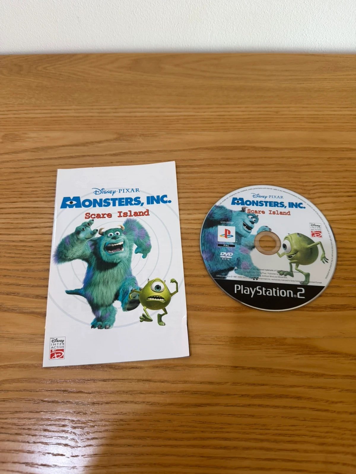 Multiples Monsters, Inc. Scare Island PS2 game complete with manual and case.