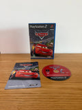 Disney Pixar Cars PS2 game complete with manual, case, and disc in very good condition.