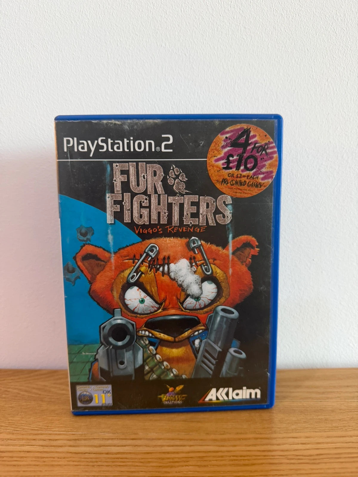Multiples Fur Fighters Viggo's Revenge PS2 game complete with manual and case.