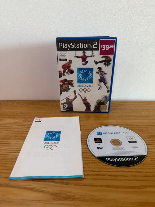 Multiples Athens 2004 PS2 game complete with manual, very good condition, slight surface marks.