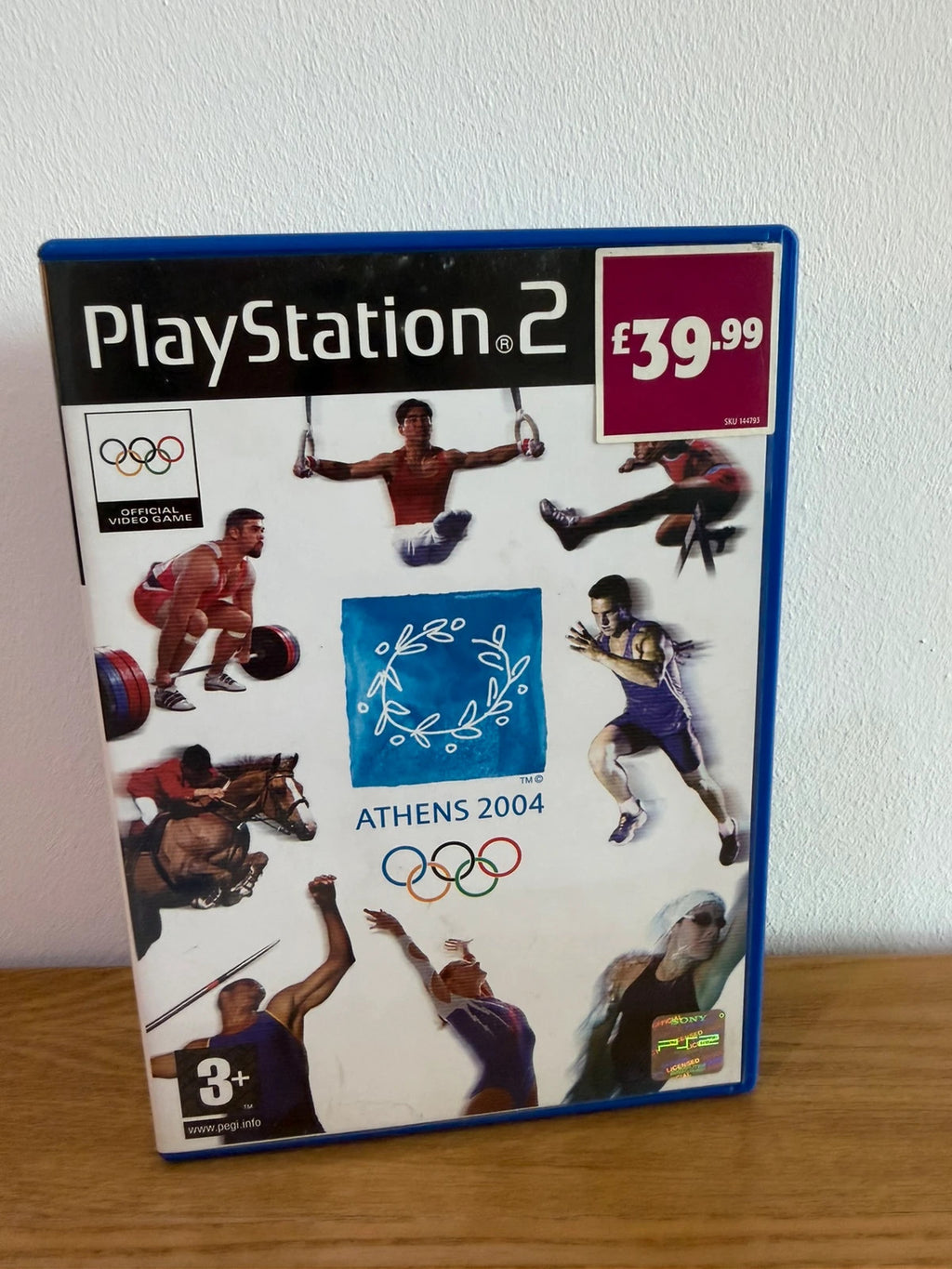 Multiples Athens 2004 PS2 game complete with manual, very good condition, slight surface marks.