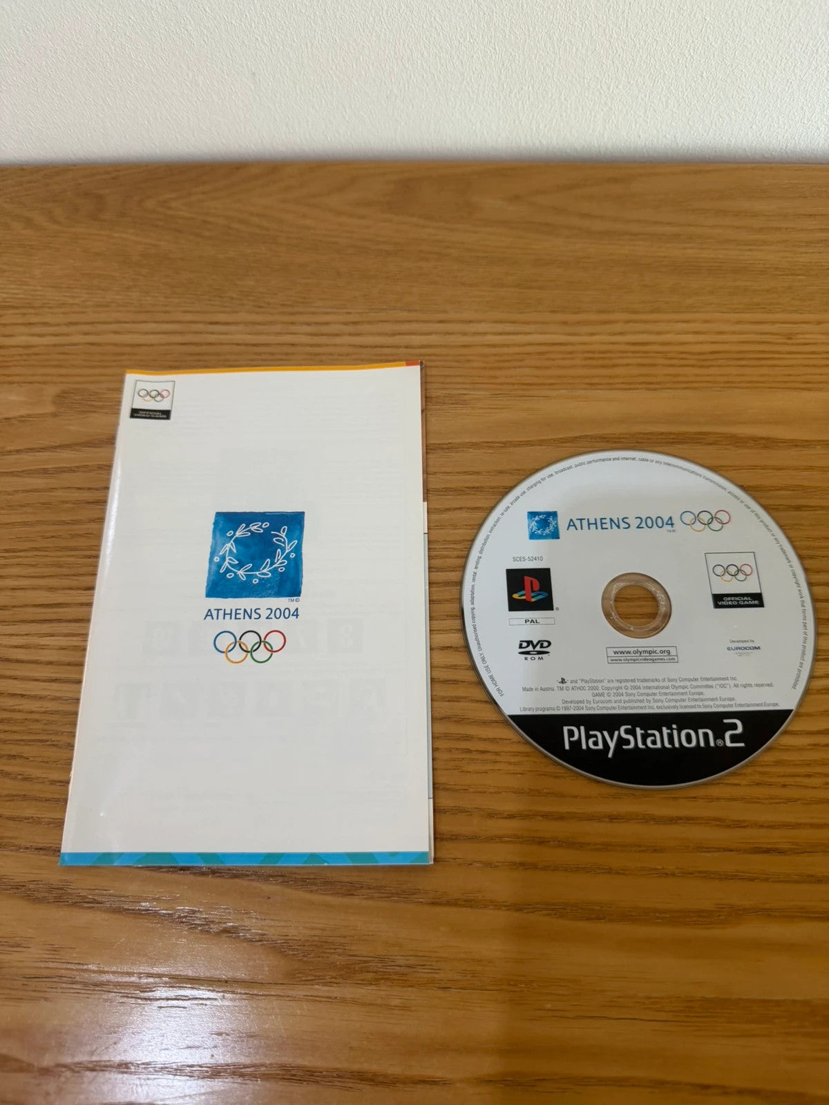 Multiples Athens 2004 PS2 game complete with manual, very good condition, slight surface marks.