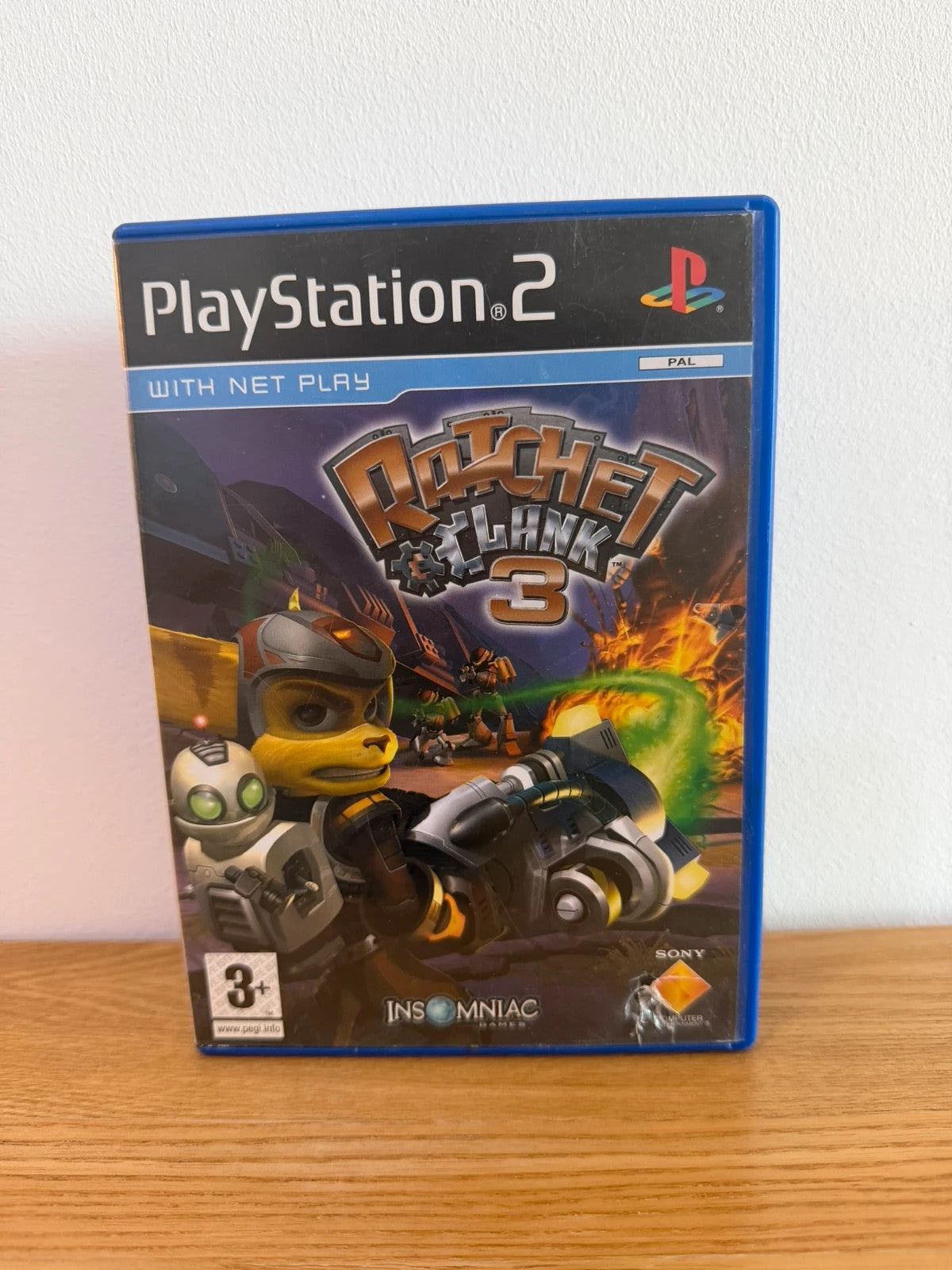 Multiples video game accessories Ratchet & Clank 3 PS2 complete with manual and case.