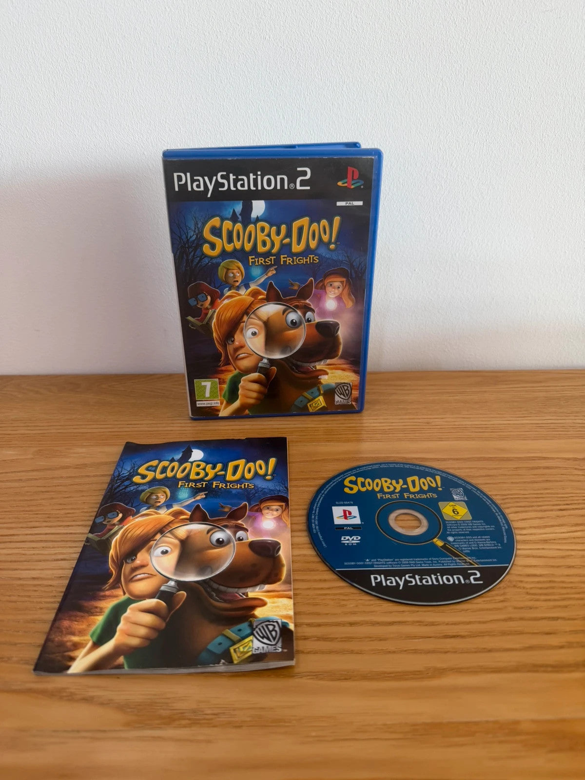 Multiples video game accessories Scooby-Doo First Frights PS2 complete with manual and case.