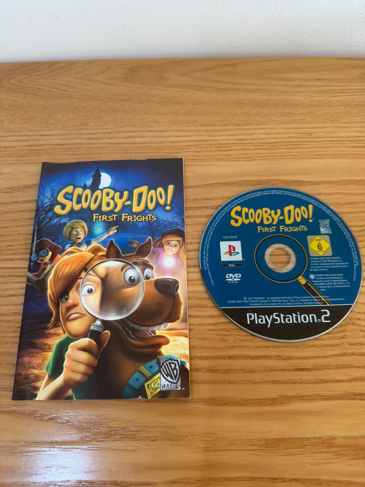 Multiples video game accessories Scooby-Doo First Frights PS2 complete with manual and case.