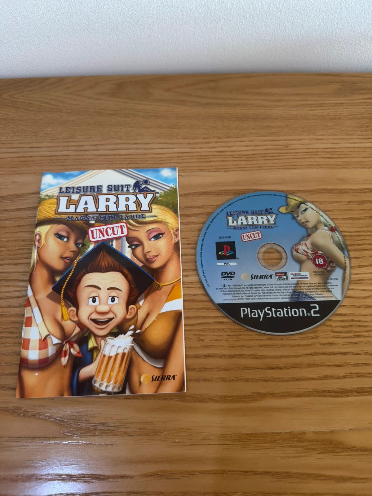 Multiples Leisure Suit Larry Magna Cum Laude PS2 game complete with manual and case.