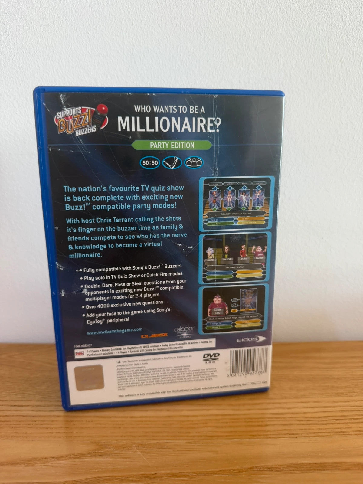 Multiples video game accessories Who Wants To Be A Millionaire? Party Edition PS2 complete with manual.