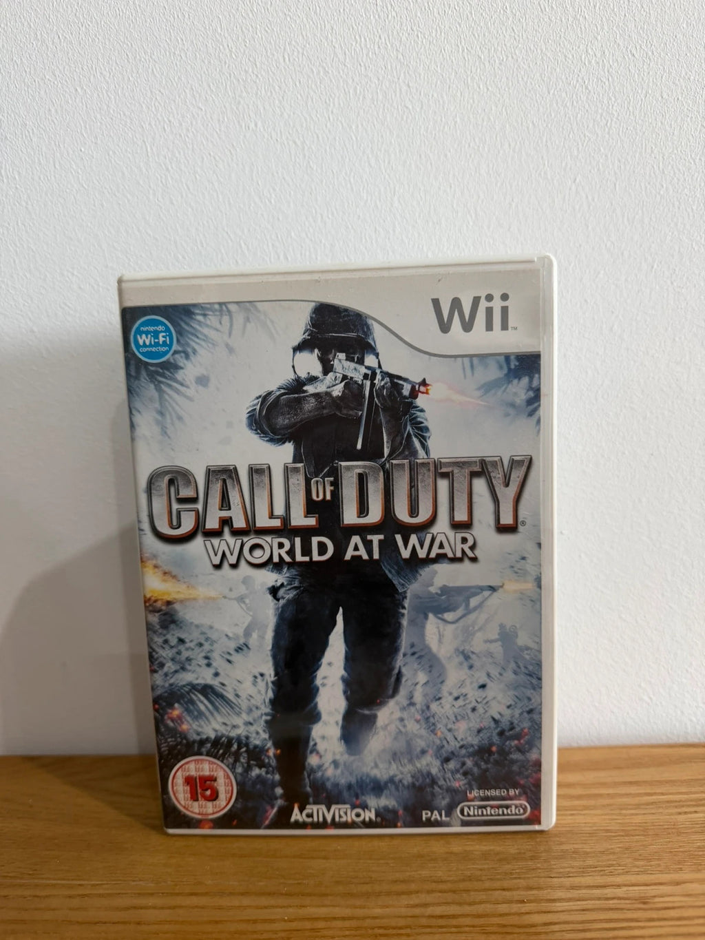 Call Of Duty World At War Nintendo Wii game complete with manual and case.
