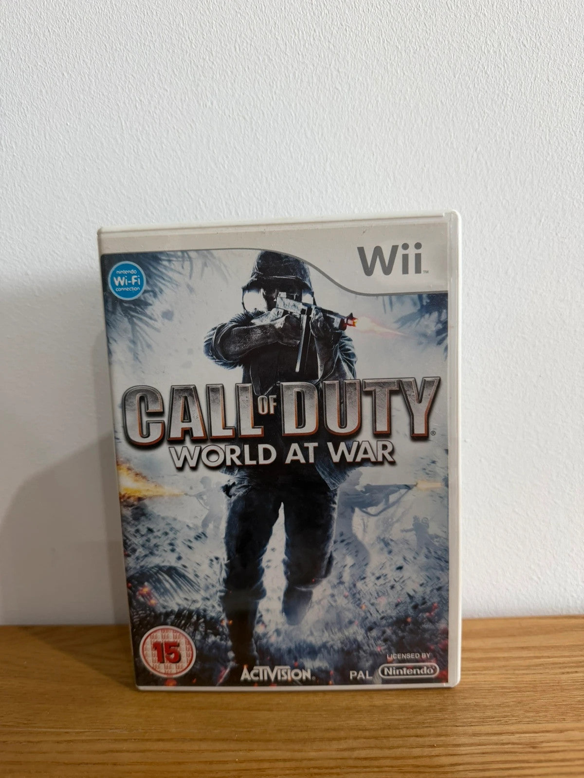 Call Of Duty World At War Nintendo Wii game complete with manual and case.