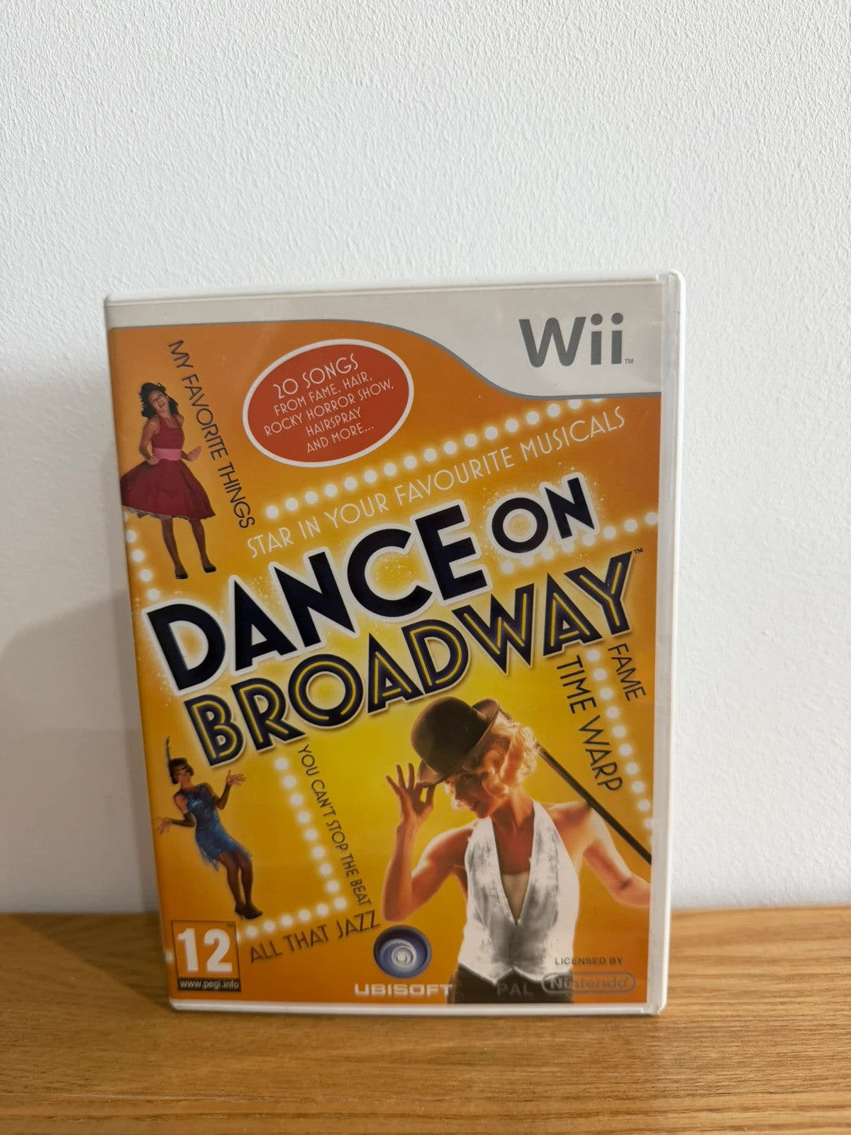 Dance On Broadway Nintendo Wii game complete with case, disc, cover, and manual.