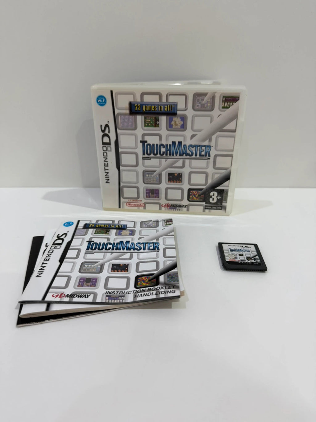 TouchMaster Nintendo DS game cartridge with original case and manual, very good condition.