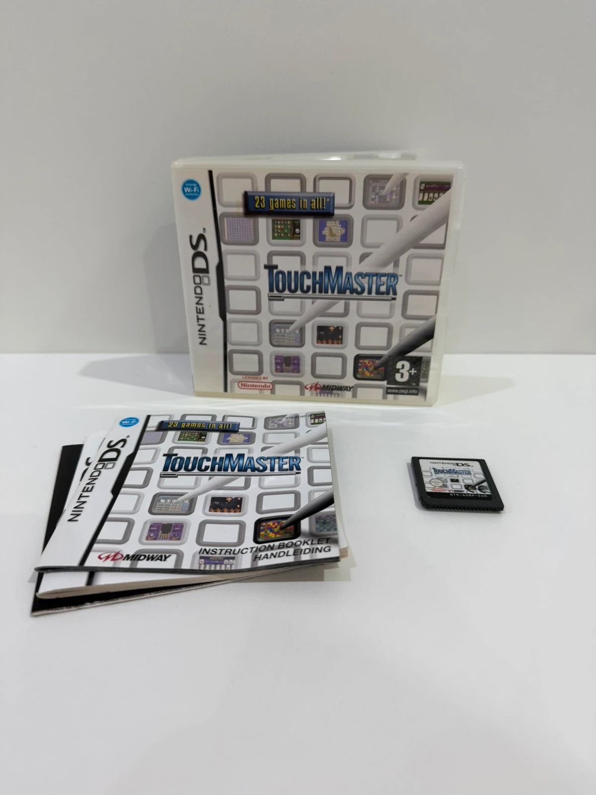 TouchMaster Nintendo DS game cartridge with original case and manual, very good condition.