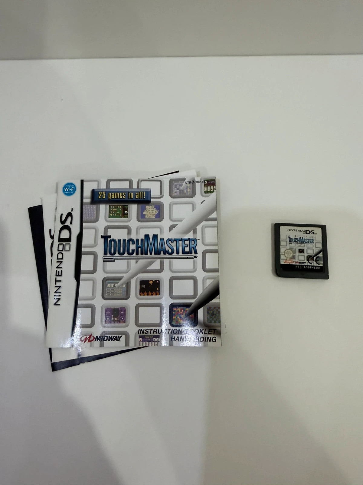 TouchMaster Nintendo DS game cartridge with original case and manual, very good condition.