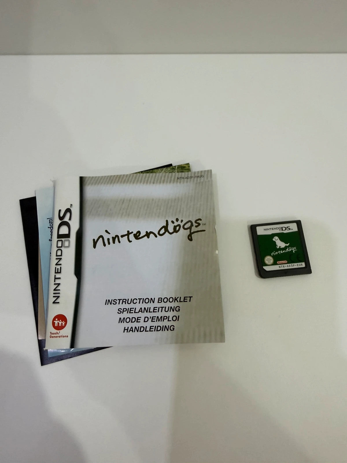 Nintendogs Labrador & Friends Nintendo DS game cartridge with original case and manual.