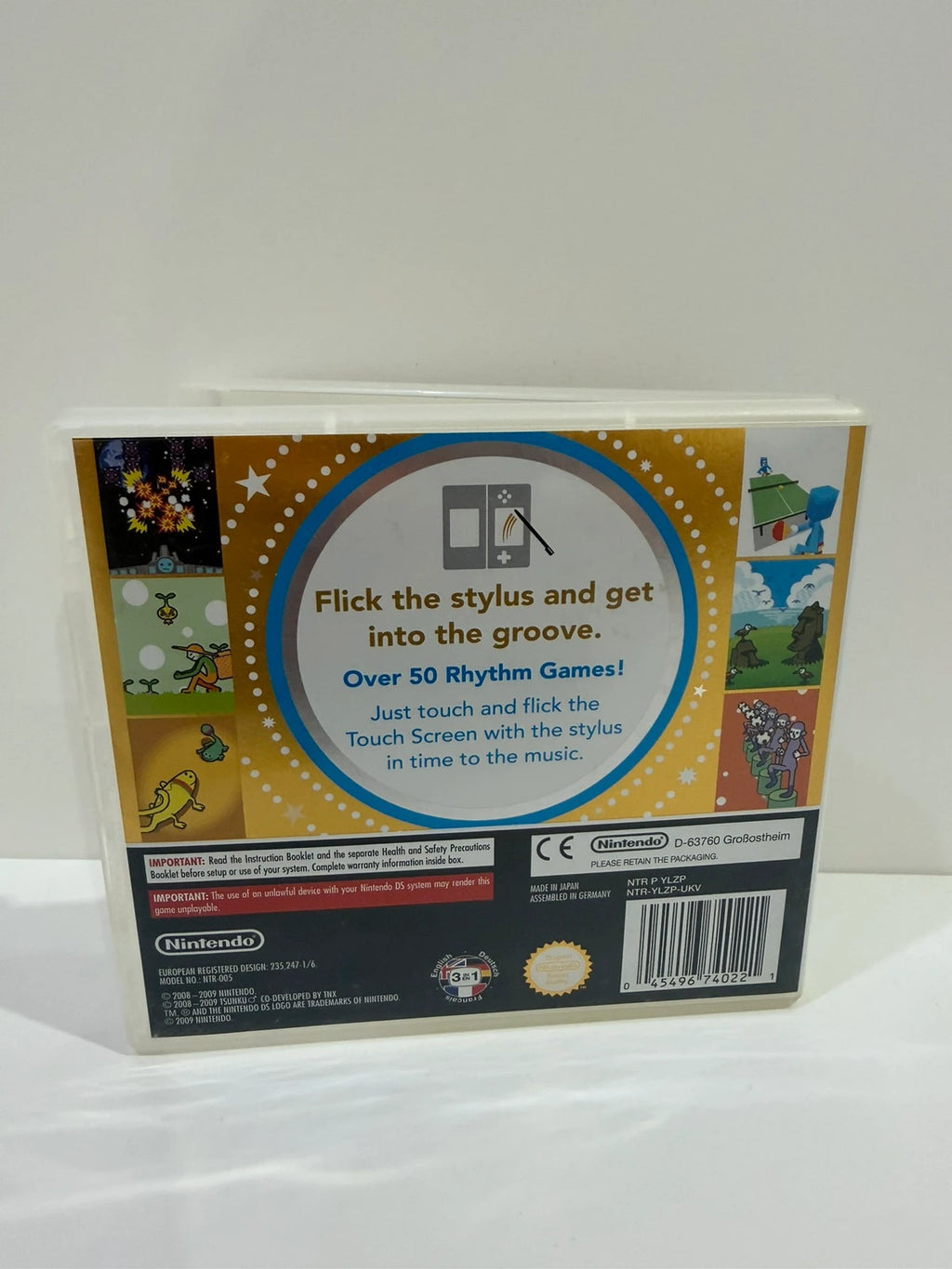 Rhythm Paradise Nintendo DS game complete with manual and original case, very good condition.