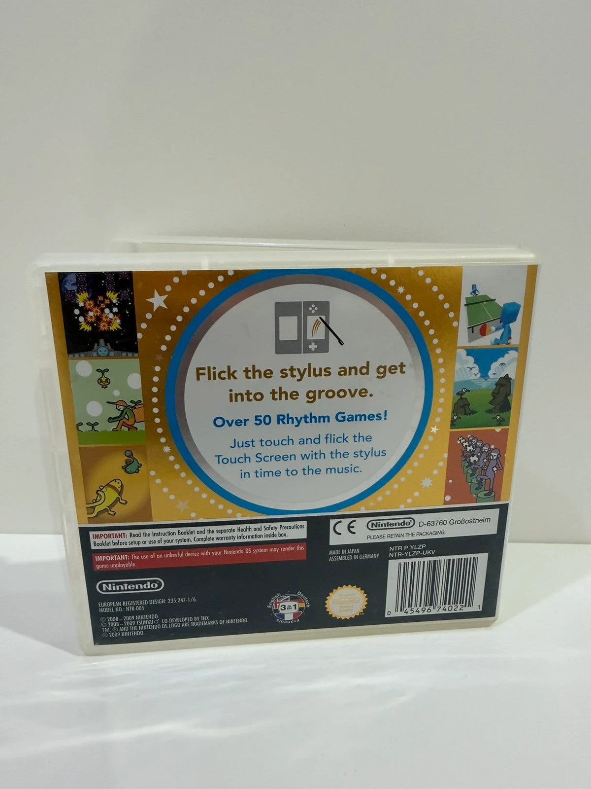 Rhythm Paradise Nintendo DS game complete with manual and original case, very good condition.