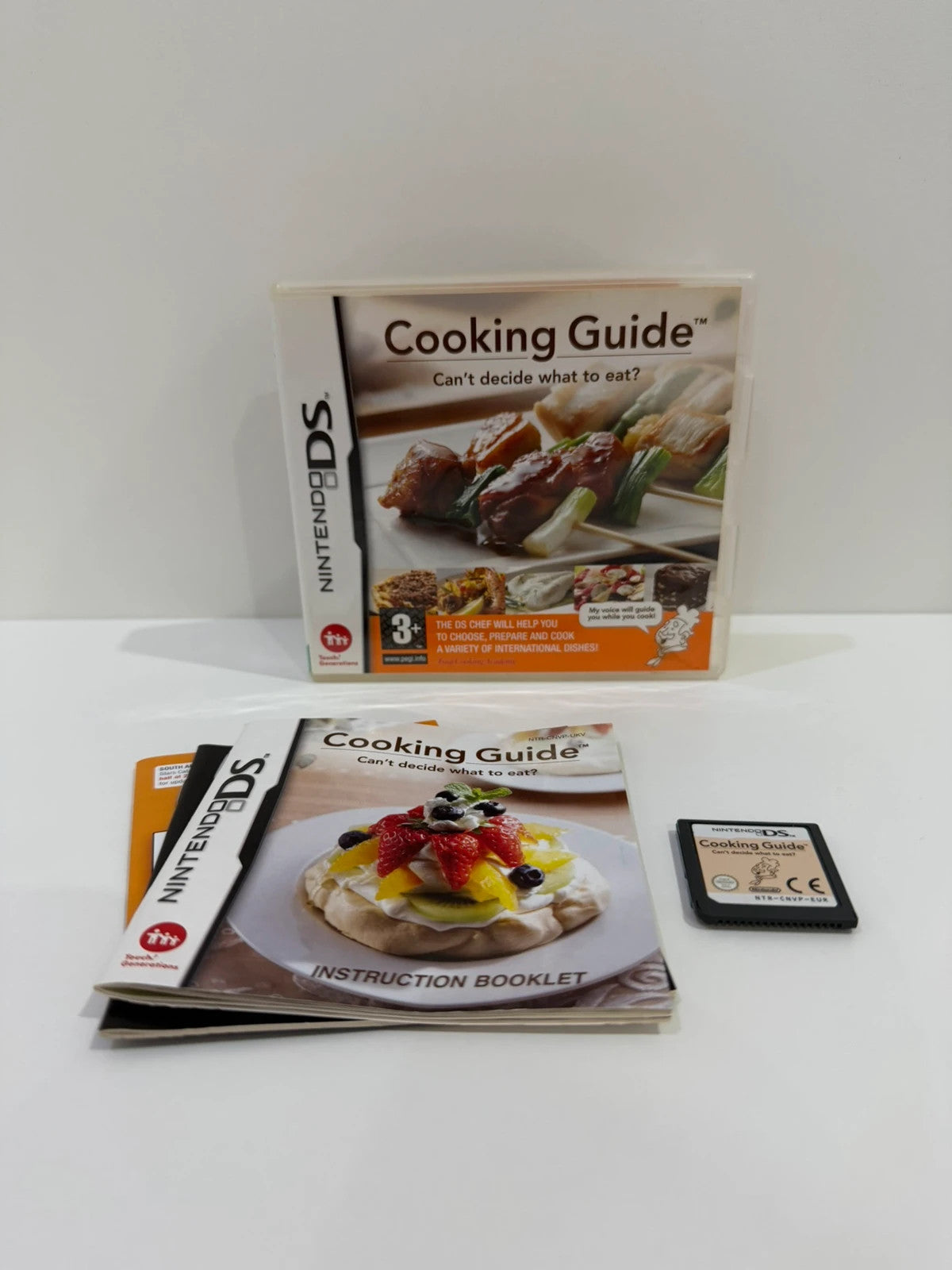 Nintendo DS Cooking Guide video game complete with manual and original case.