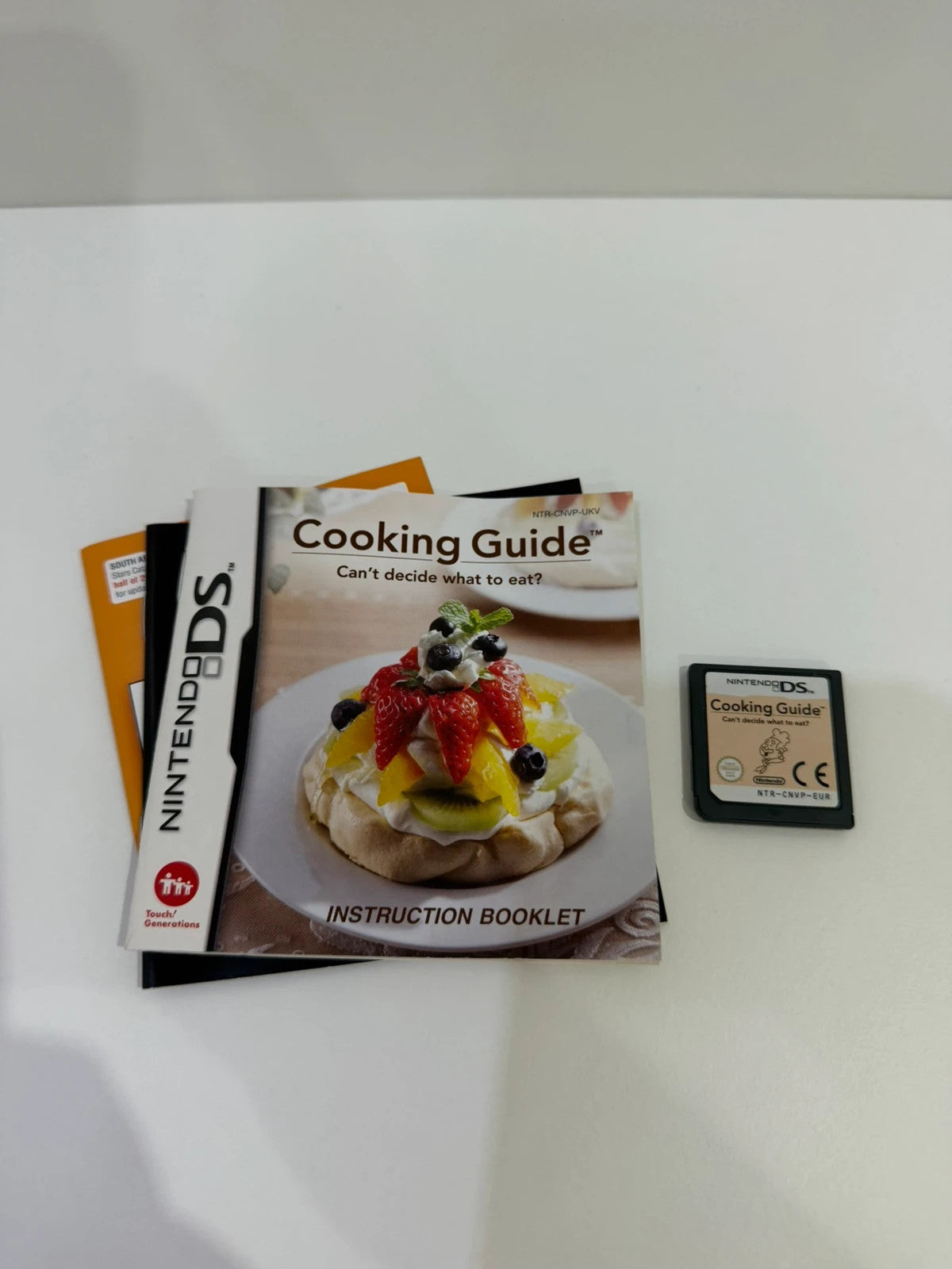 Nintendo DS Cooking Guide video game complete with manual and original case.